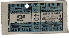 Chair ticket greeves for sale  UK