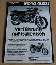 Werbeseite moto guzzi gebraucht kaufen  Rastede