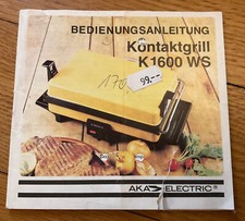 Bedienungsanleitung kontaktgri gebraucht kaufen  Neuenhagen