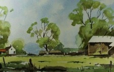 Original watercolour landscape for sale  WIRRAL