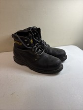 Bota de trabalho CAT Caterpillar ST biqueira de aço preta 6" couro F2413-05 masculina tamanho 10 comprar usado  Enviando para Brazil