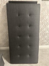Grey headboard double for sale  SUTTON COLDFIELD