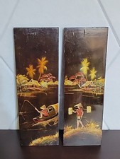 Vintage vietnamese lacquered for sale  Wichita