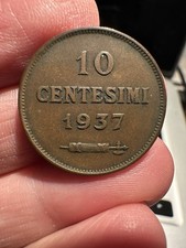 Centesimi 1937 san usato Centesimi 1937 san usato  Roma
