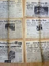 Ww2 original newspapers for sale  FALMOUTH