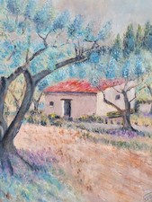 Tableau signé paysage d'occasion  Toulouse-