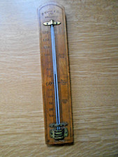 Vintage wooden fahrenheit for sale  EVESHAM
