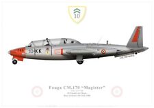 Print fouga magister d'occasion  Ribécourt-Dreslincourt