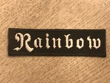 Rainbow patch black usato  Italia
