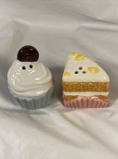 Conjunto de mini cupcake e fatia de bolo barril cracker sal e pimenta NOVO comprar usado  Enviando para Brazil