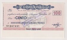 Miniassegni compensati 100 usato  Milano