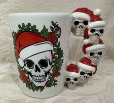 Ceramic christmas skull for sale  SUDBURY