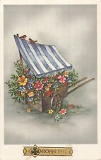 Illustrated bon fete d'occasion  Expédié en Belgium
