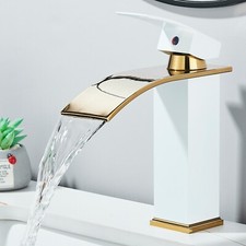 Weiβ gold waschtischarmatur gebraucht kaufen  Euskirchen