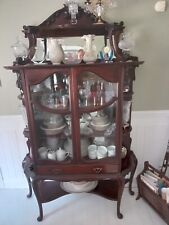 Mahogany display edwardien for sale  Ireland