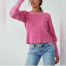 Blusa Free People FP One Wesley térmica manga longa botão gola redonda nova M, usado comprar usado  Enviando para Brazil