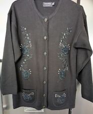 Ladies cardigan flower for sale  WEDNESBURY