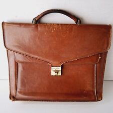 Malette cuir brune d'occasion  Lapalud