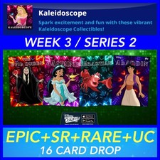 SEMANA 3 SÉRIE 2 CALEIDOSCÓPIO ÉPICO+SR+RARO+UNC 16 CARTÕES-TOPPS COLEÇÃO DISNEY, usado comprar usado  Enviando para Brazil