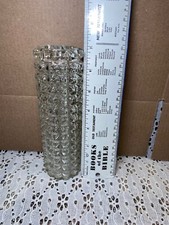 Bud vase clear for sale  New Millport