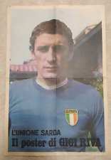 Poster gigi riva usato  Cagliari