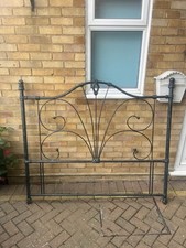 Bedstead ornate metal for sale  LEIGH-ON-SEA