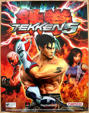 Pôster promocional Tekken 5 RARO PS2 22" x 28" comprar usado  Enviando para Brazil