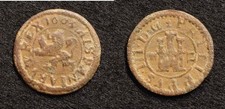 *Moneda España, 2 Maravedis 1603, Medieval Española[E292]7h8 segunda mano  Embacar hacia Mexico