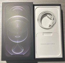 Apple iPhone 12 Pro Max CAJA Y ACCESORIOS - Herramienta Tarjeta SIM Cable Lightning Adhesivo segunda mano  Embacar hacia Mexico