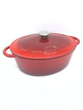 Sitram 710839 Garnek do duszenia żeliwny, 6,5 l, czerwony, do wszystkich źródeł ciepła na sprzedaż  PL