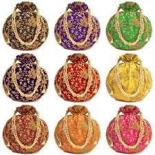 Novo lote atacadista de mulheres tradicionais Designer étnico Potli Clutch Bag bolsas comprar usado  Enviando para Brazil