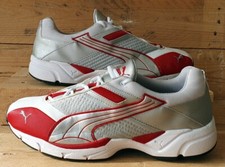 Puma Cell Strike Low Leather Trainers UK9/US10/EU43 180730 01 White/Red/Silver comprar usado  Enviando para Brazil