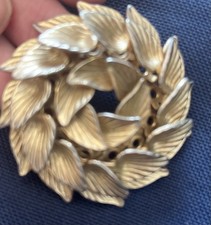 Leaf wreath gold for sale  Brooklyn