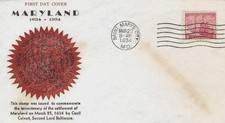 Maryland tercentenary 736 for sale  Trenton
