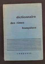 Dictionnaire rimes francaises d'occasion  Expédié en Belgium