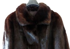 Wunderschöne nerzjacke dunkle gebraucht kaufen  Deutschland