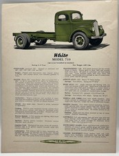 Folheto e especificações de caminhão convencional 1939 White Motor Company modelo 710, usado comprar usado Folheto e especificações de caminhão convencional 1939 White Motor Company modelo 710, usado comprar usado  Enviando para Brazil