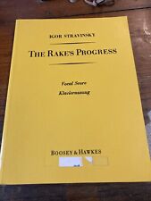 Usado, The Rake’s Progress partitura vocal Igor Stravinsky  segunda mano  Embacar hacia Argentina