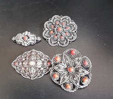Alte brosche silberfiligran gebraucht kaufen  Wolfenbüttel