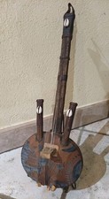 KORA Strumento Musicale Originale Arte Africana Instrument Old Genuine 8 Corde na sprzedaż  Wysyłka do Poland