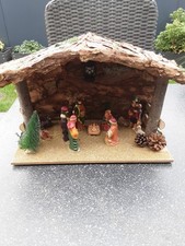 Weihnachtskrippe holz figuren gebraucht kaufen  Haselünne