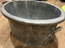 Galvanised handled tin for sale  FLEETWOOD