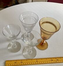 4x Coleção Vintage de Copos de Coquetel Martini Transparente, usado comprar usado  Enviando para Brazil