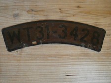 Gewölbtes kennzeichen motorra gebraucht kaufen  Reutlingen