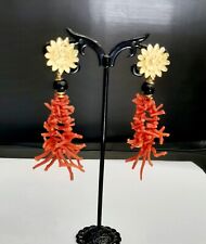 Orecchini artigianali corallo usato  Amantea