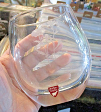 Vaso cristallo decoro usato  Ragusa