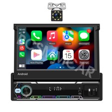 Rádio carro CarPlay navegação GPS com câmera 7 polegadas Android 13 Wi-Fi reprodutor multimídia comprar usado  Enviando para Brazil