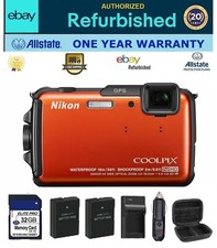 Câmera Digital Nikon COOLPIX AW100 16.0MP Pacote Impermeável🛡️ Recondicionada [EX], usado comprar usado  Enviando para Brazil
