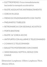 Veicolo elettrico ruote usato  Fabrica di Roma