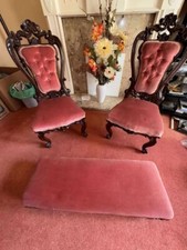 Pair victorian carved for sale  NORWICH